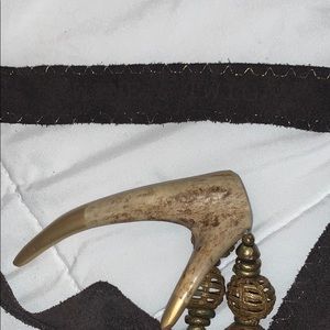 Twine & Twig Double Tip Antler Necklace